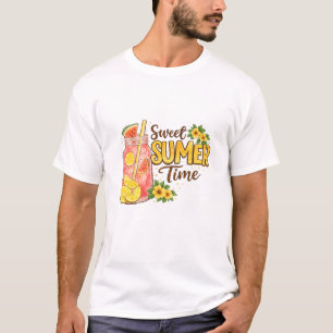 Camiseta Bebida acuarela de dulce verano