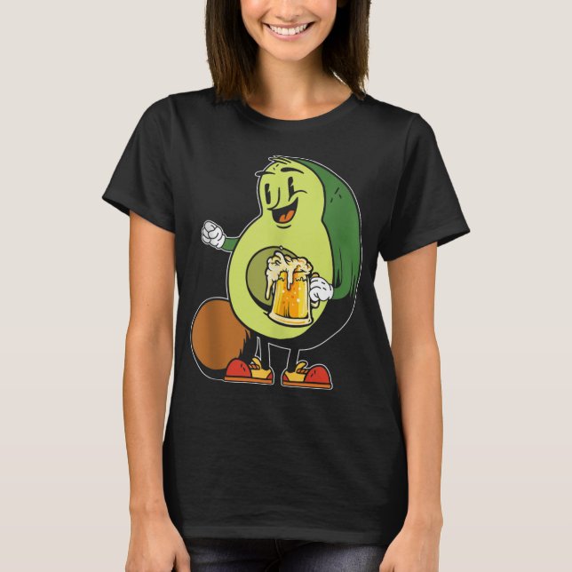 Camiseta Bebida aguacate Bebeer Alcohol Bebida Tropical (Anverso)