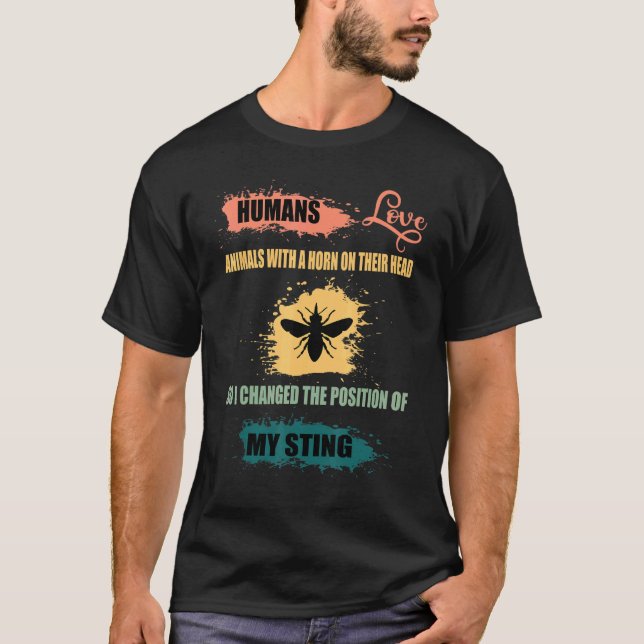 Camiseta Bebida Apióloga de maíz de abeja Retro Beekeep (Anverso)