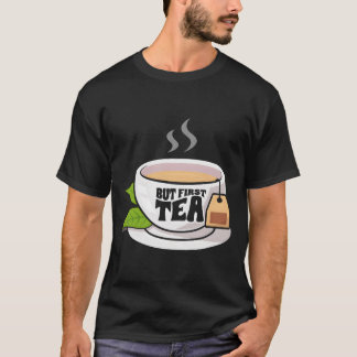 Camiseta Bebida Aromática de Té Aroma de Té Bebida de Té