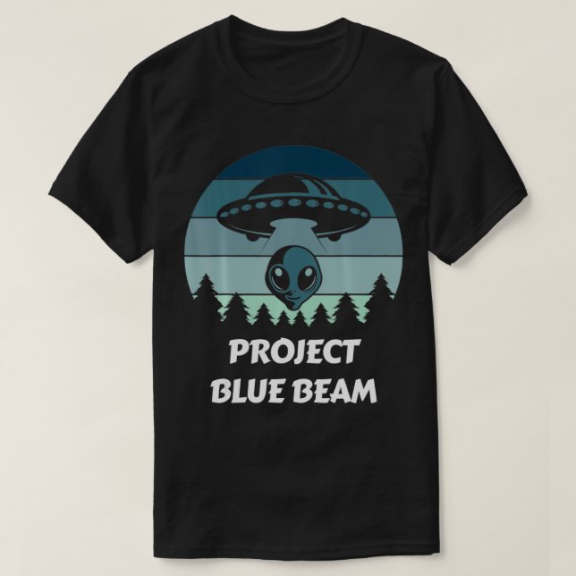 Camiseta Bebida azul del proyecto (Diseño del anverso)