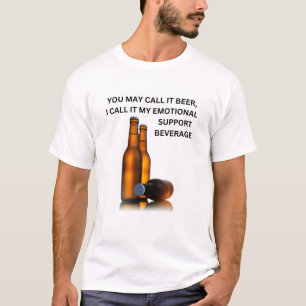 Camiseta Bebida Beer Emotional Support