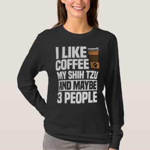 Camiseta Bebida Café Shih Tzu Perro Addicto 1