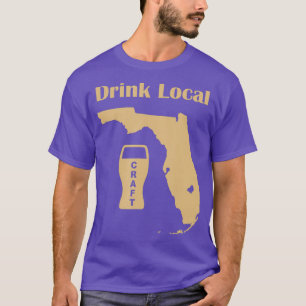 Camiseta Bebida Cerveza artesanal local de Florida - Oro