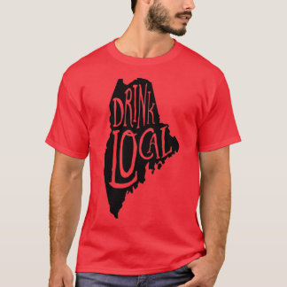 Camiseta Bebida Cerveza de dibujo de estado principal local