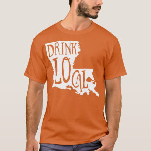 Camiseta Bebida Cerveza de nata local del estado de Louisia