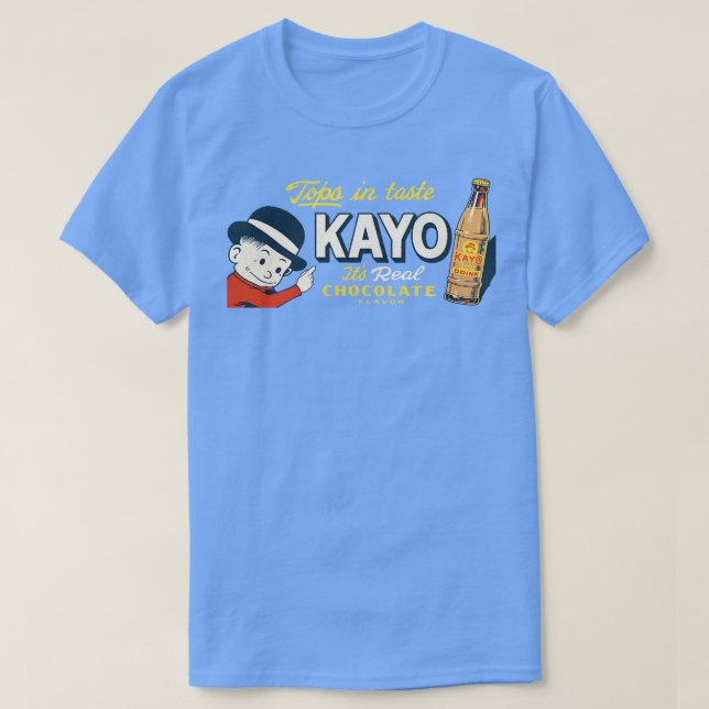 Camiseta Bebida con sabor a chocolate KAYO (Diseño del anverso)