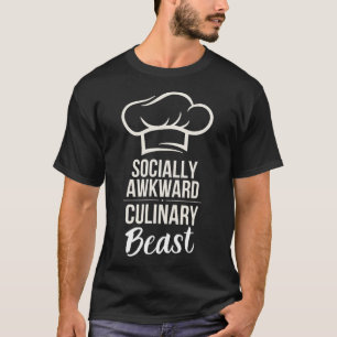 Camiseta Bebida culinaria incómoda Graciosa Cocinera Ki