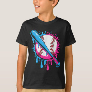 Camiseta Bebida De Béisbol Para Niños Jóvenes Jóvenes Con H