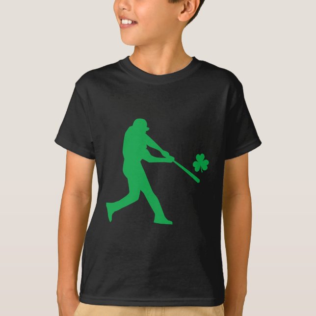 Camiseta Bebida De Béisbol Para Niños Jóvenes Jóvenes Con H (Anverso)