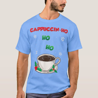 Camiseta Bebida de café Cappucccino Mateo Familia Christm