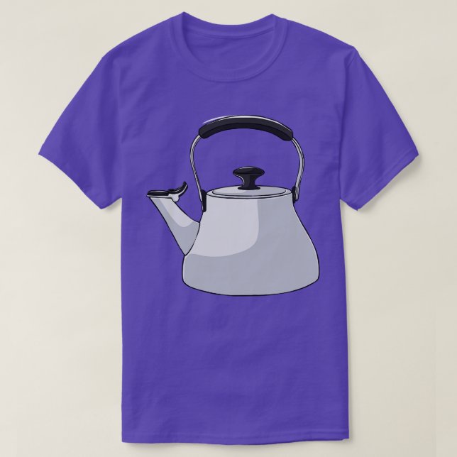 Camiseta Bebida de café de té de Kettle (Diseño del anverso)