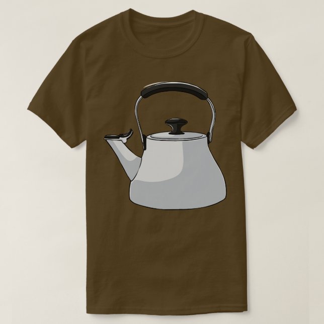 Camiseta Bebida de café de té de Kettle (Diseño del anverso)