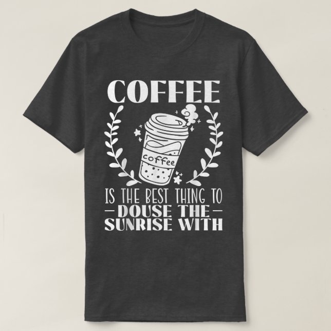 Camiseta Bebida de café Espresso Capucino Café (Diseño del anverso)