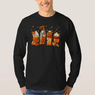Camiseta Bebida de café para perro boxer Pumpkin Spice Latt