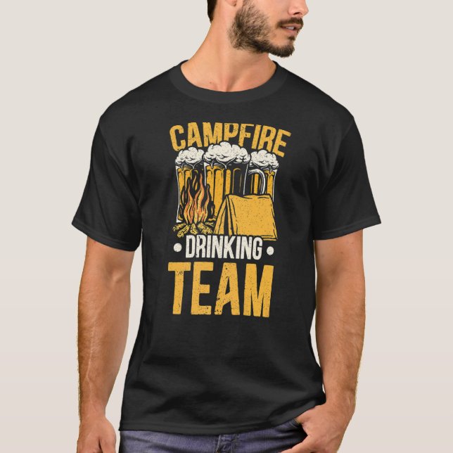 Camiseta Bebida de cerveza de campanario alcohólico (Anverso)