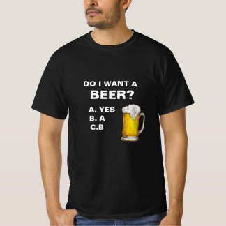 Camiseta Bebida de cerveza divertida