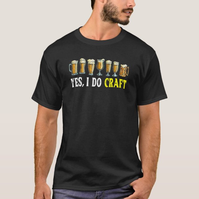 Camiseta Bebida de cerveza Guay Craft Making Classic Beer c (Anverso)