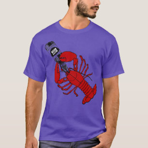 Camiseta Bebida de cerveza Lobster Funny Craft Beer