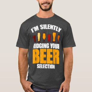 Camiseta Bebida De Cerveza Para Bartender Snobs 