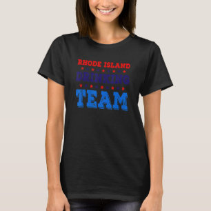 Camiseta Bebida de cerveza Rhode Island Bebe Team State