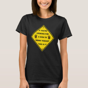 Camiseta Bebida De Cerveza Si Buscas Un Rótulo Para Conduci