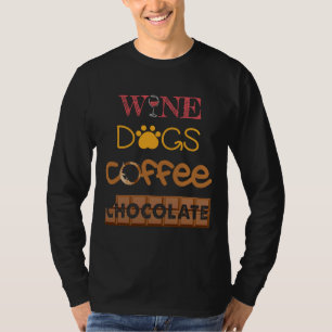 Camiseta Bebida de chocolate con café de vino