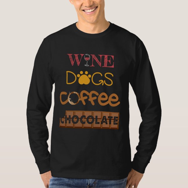 Camiseta Bebida de chocolate con café de vino (Anverso)