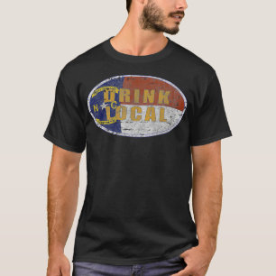 Camiseta Bebida de época cerveza artesanal de Carolina del