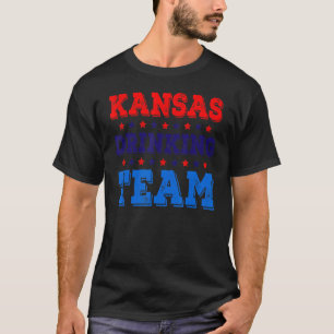 Camiseta Bebida de Kansas Team State Beer Beer
