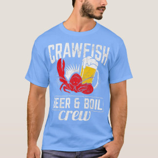 Camiseta Bebida de langosta hierve mariscos de cigalas de m