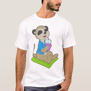 Camiseta Bebida de playa de suricata verano