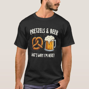 Camiseta Bebida de Pretzel Beer Lover Apparel Funny Oktober
