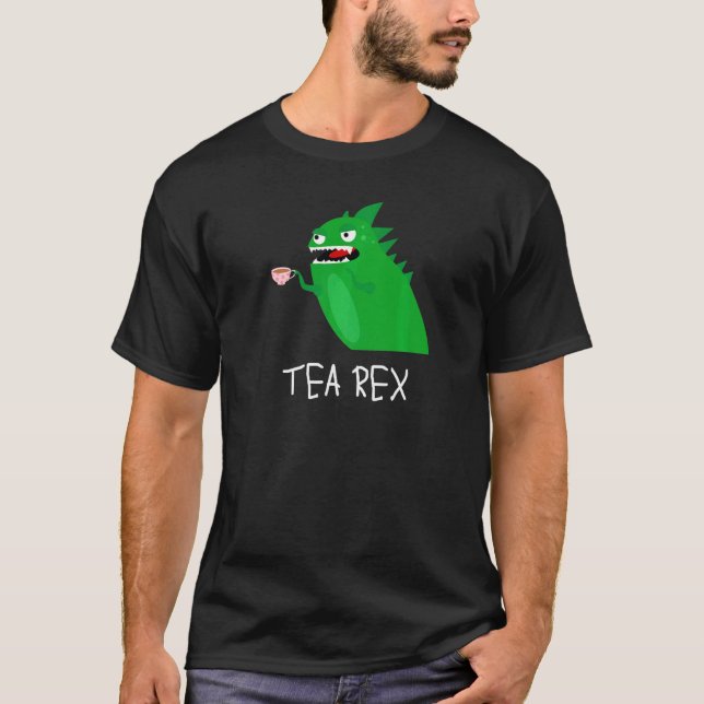 Camiseta Bebida De Té Para Mujeres Tea Rex (Anverso)
