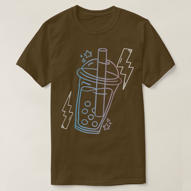 Camiseta Bebida de té Tapioca Leche Perla Boba Tea 5 (Diseño del anverso)