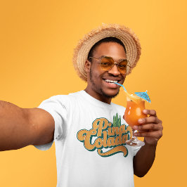 Camiseta Bebida de verano de Pina Colada Fiesta Lover