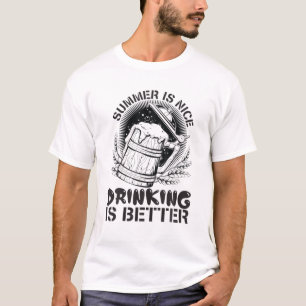 Camiseta Bebida de verano para hombres