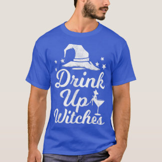 Camiseta Bebida de vino Bebida Amante Bebida de brujas Hal