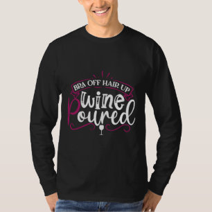 Camiseta Bebida De Vino Bodega De Bodega De Pelo A Par Vino