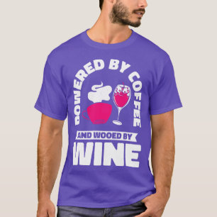 Camiseta Bebida de vino Café Bebida de vino cafeinado