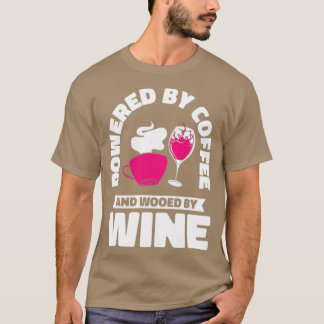 Camiseta Bebida de vino Café Bebida de vino cafeinado2