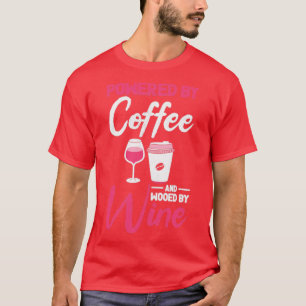 Camiseta Bebida de vino Café Bebida de vino cafeinado 1