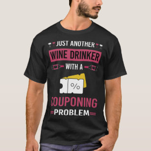 Camiseta Bebida de vino Cupón cupón Coupons Couponer