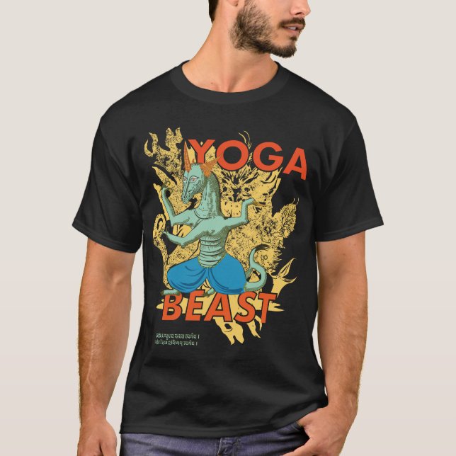 Camiseta Bebida de yoga #3 elegante (Anverso)