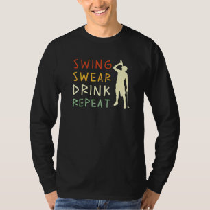 Camiseta Bebida de zarramplín repite amor golf 2