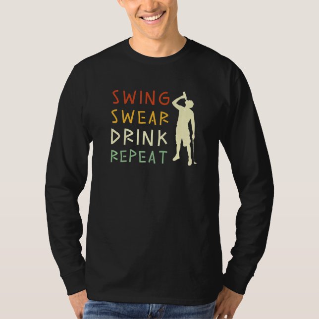 Camiseta Bebida de zarramplín repite amor golf 2 (Anverso)