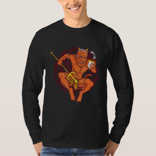 Camiseta Bebida del diablo Café caliente Café caliente Bebi