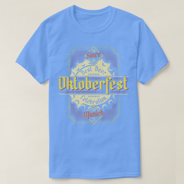 Camiseta Bebida del Oktoberfest 2021 Festival Alemán de Cer (Diseño del anverso)