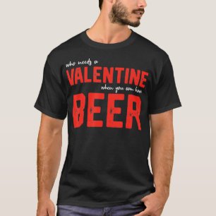 Camiseta Bebida Día de San Valentín divertida para hombres