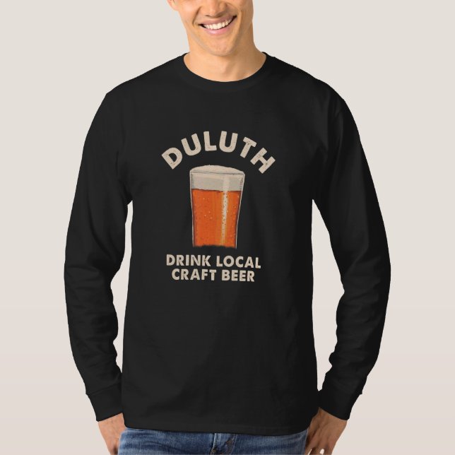 Camiseta Bebida Duluth Cerveza artesanal local Minnesota Be (Anverso)